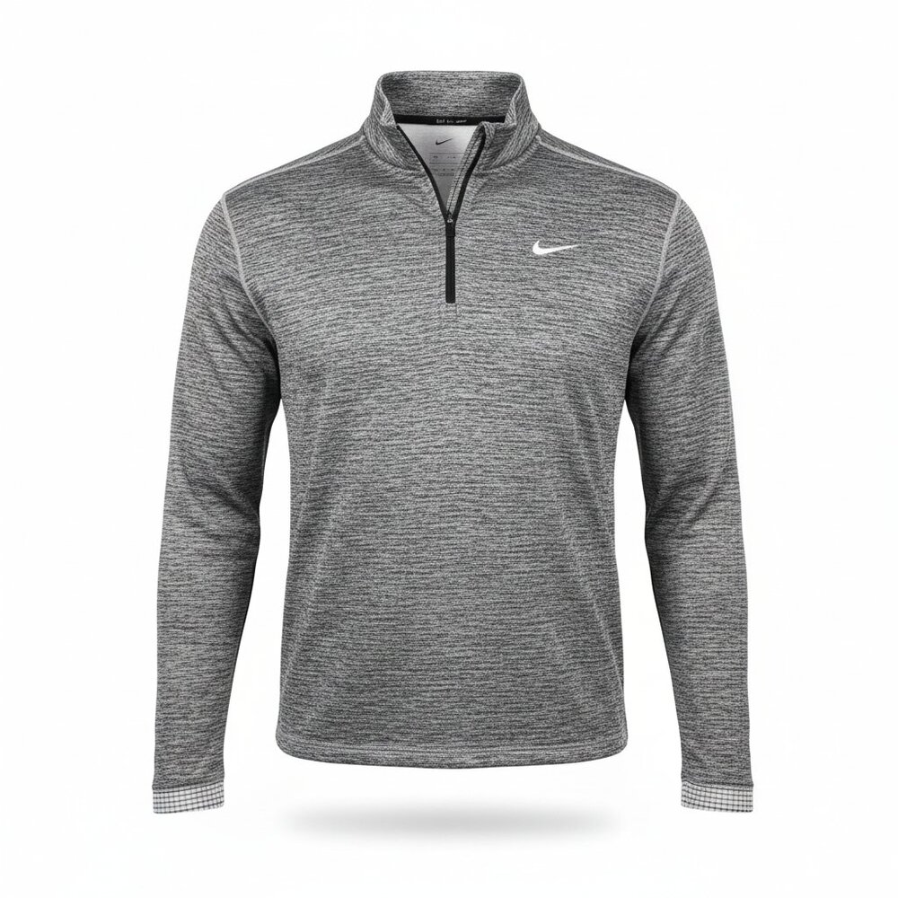 Nike Dri-FIT Quarter Zip Pullover Men’s XXL Gray Long Sleeve Athletic Top